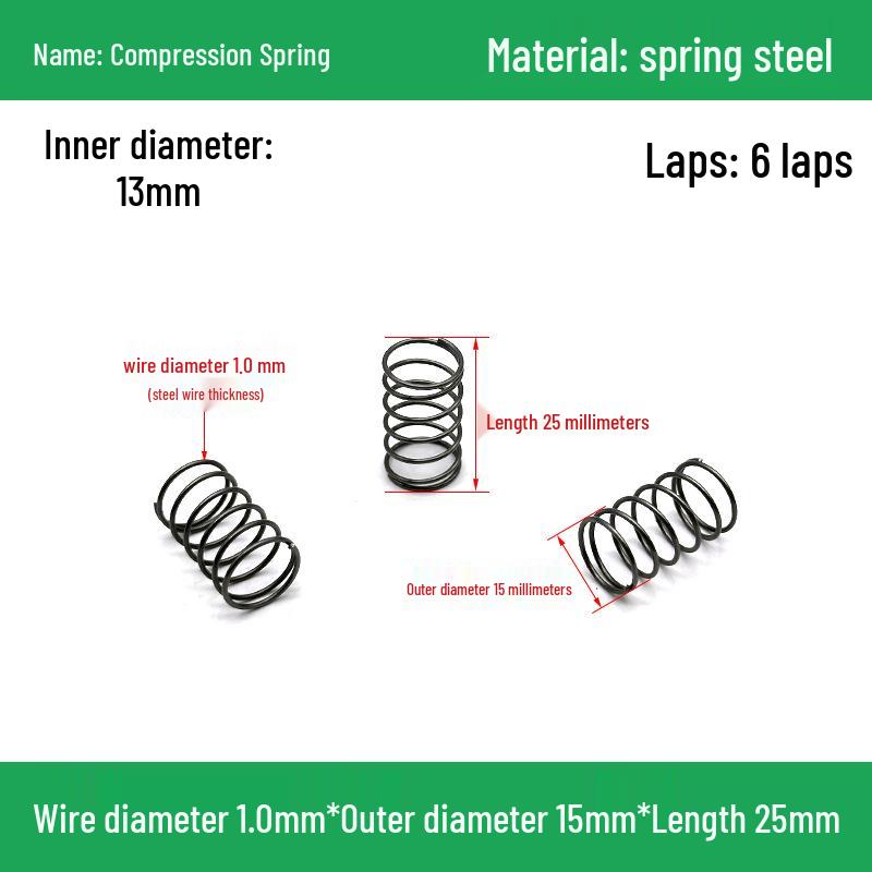 Heavy Duty Y-Type Compression Spring Shock Absorber, 1.0mm Wire Diameter, Outer Diameter 5-20mm.