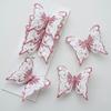 With Clip Christmas Tree Hanging Decor Glitter Simulation Butterfly Decoration  Xmas Tree Decor