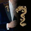 Spilla Drago Vintage | Spilla per Bavero Unisex | Elegante Accessorio Distintivo da Risvolto