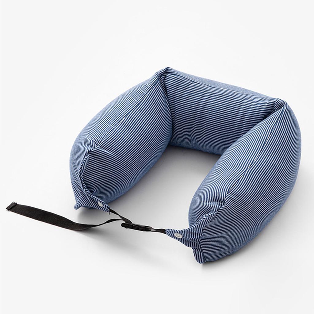 U-shaped neck pillow Braces travel sleep neck support wraps Soft U shaped pillows lunch break pillow particle Brace