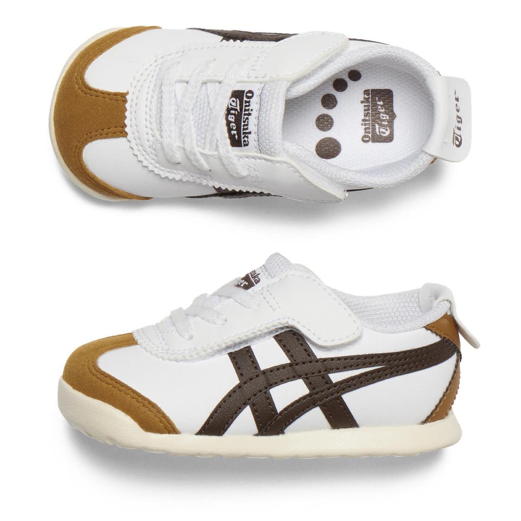 Onitsuka Tiger Mexico 66 Comfortable Durable Low-Top Walking Shoes Baby sneaker White 1184A074-119