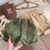 Boys Summer Cargo Short Baby Pants Solid Straight Shorts Children Casual Pants