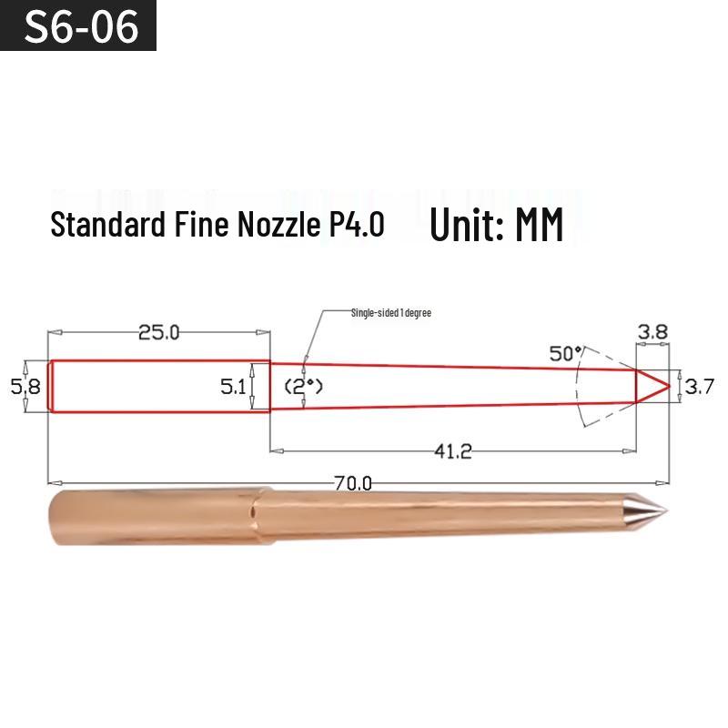 EDM Copper Electrode Rod - Fine Gate Submarine Red Copper