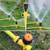 360-Degree Rotation Garden Sprinkler Large Area Garden Watering System 3 Gears Adjustment Easy To Install Wide Coverage Water Sprinkler