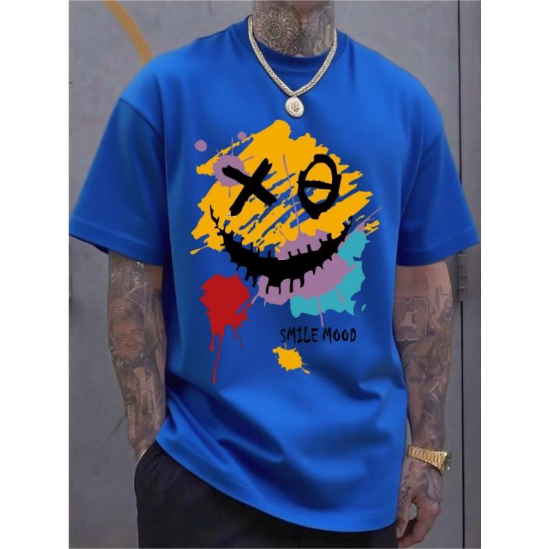 Men's Fashionable Round Neck T-shirt