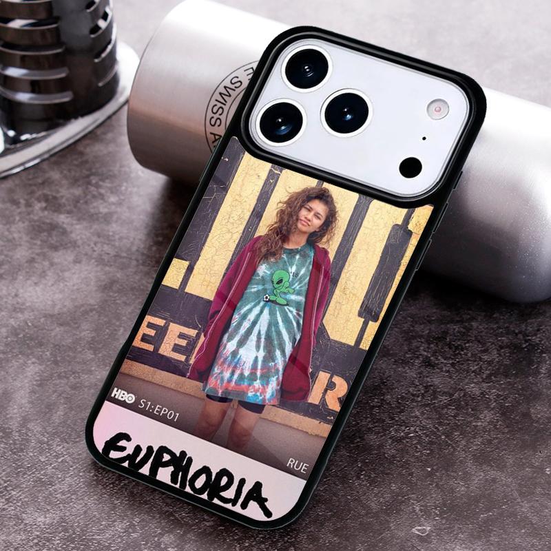 Euphoria Zendaya Phone Case for iPhone 17 16 15 Pro Max Air 14 13 12 11 Plus Shockproof Cover