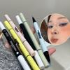 Double Head Pearlescent Matte Colorful Eyeliner Lying Silkworm Pen Waterproof Lasting Yellow Blue Eye Makeup Nature Eye Liner