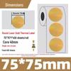 Silver Thermal Adhesive Printable Food Label