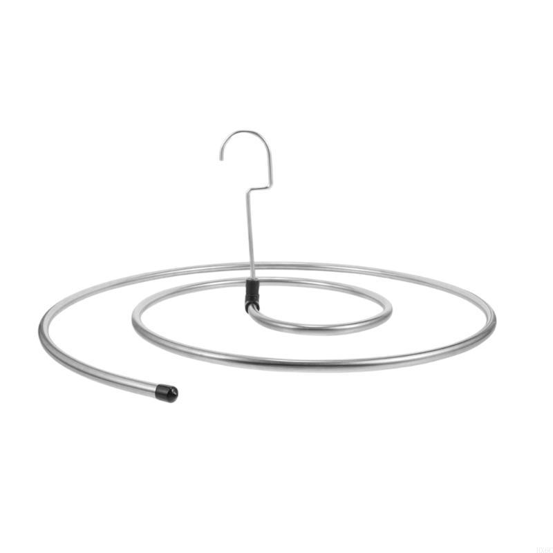 Spirals Drying Rack Indoor Outdoor Use Thick Metal Frame Corrosion Resistant HX6C