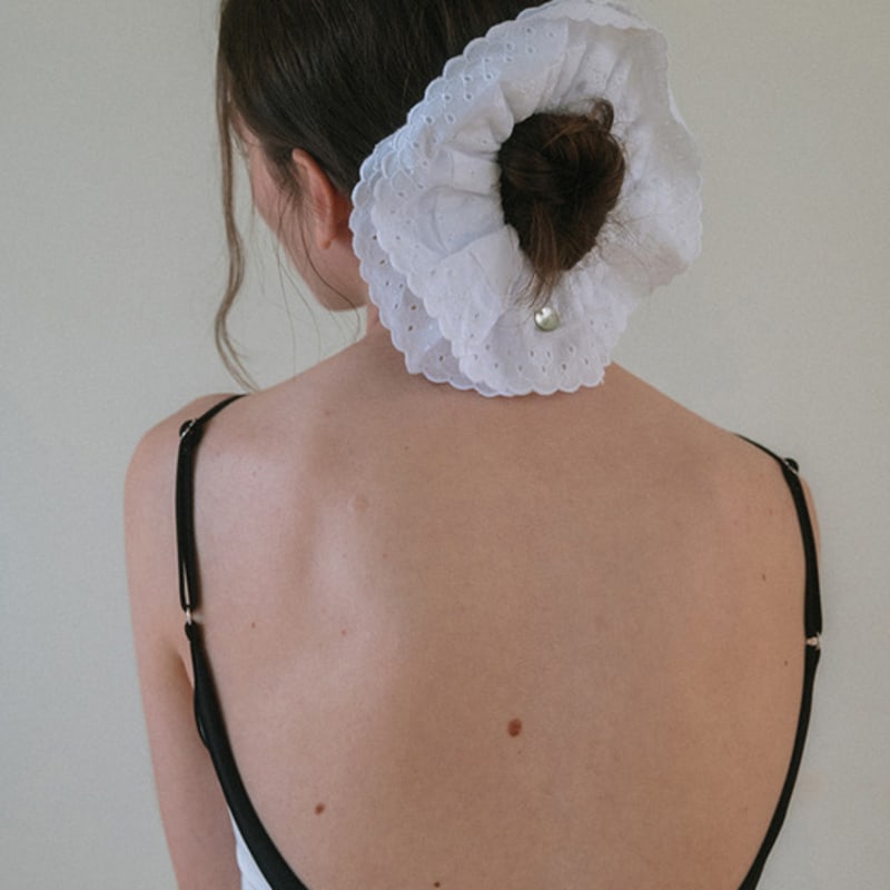 Dankedir Spitzen-Haargummi - Weiß