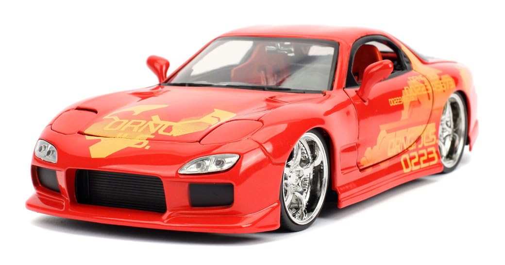 

Kyosho Jada Toys Серия Форсаж Mazda Оранжевый Готовая модель JADA30747 и 1/24 F&F RX-7 (Оранж Джулиус)