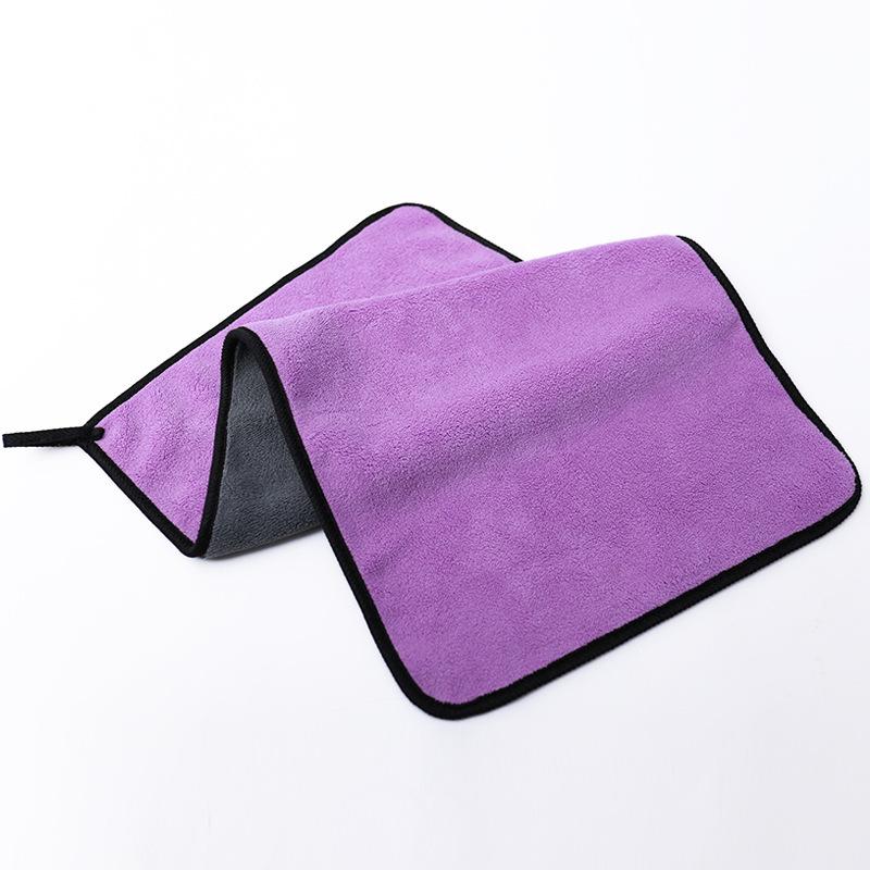 Thickened Lint-Free Car Wash Towel - Absorbent Interior & Mirror Cloth 1 Piece 30x30 cm