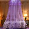 Ruffle Dome Ceiling Mosquito Net Princess Mesh Canopy Dust-proof Bedroom Decor
