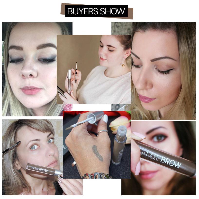 Eyebrow Gel Cream Waterproof Tattoo Shade Eyebrow Pencil Long Lasting Pigment Eyebrow Enhancer