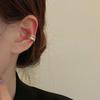 Double-Layer Diamond Ear Cuff for Women, Piercing-Free, Elegant Design, Summer Earrings.