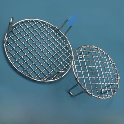 Food Grade 304 Stainless Steel Square Grill Mesh Pork Smoking Rack Charcoal Grill Cooking Tool for Indoor And Outdoor BBQ