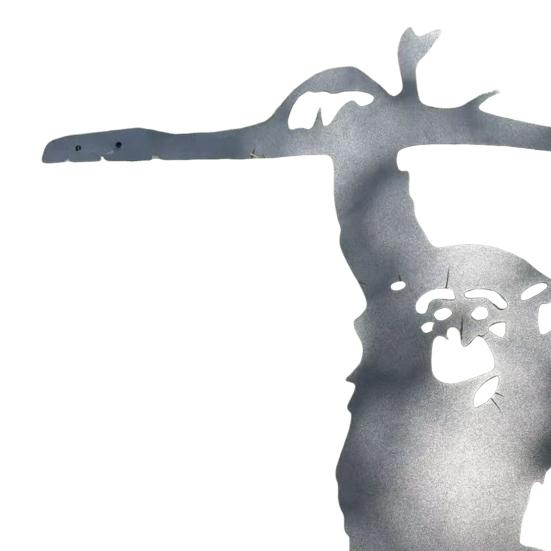 Middle Finger Monkey Decoration Metal Flip-off Monkey Ornament Garden Monkey Decoration for Tree Yard Fence Decor