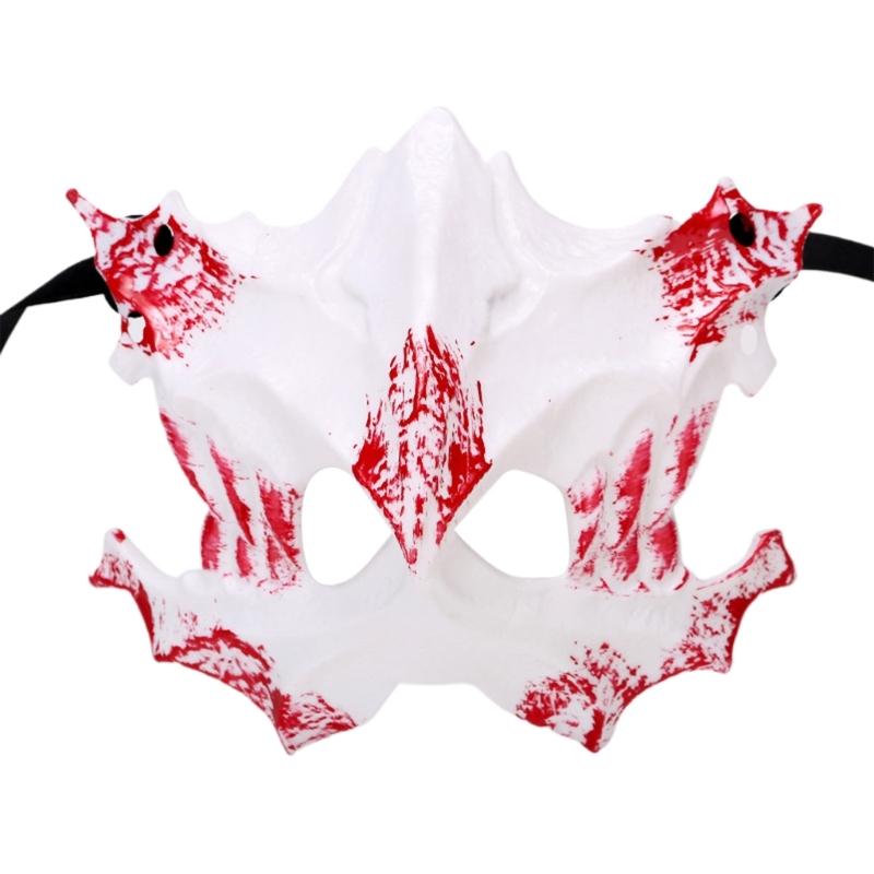Maschera di Drago Anime Maschera di Halloween Maschera di Scheletro Animale Maschera Teschio Cosplay Cane Maschera da Festa Maschera di Lupo Diavoli Horror
