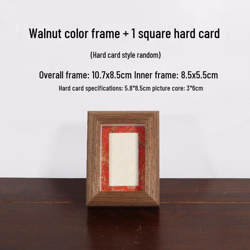 Brocade Calligraphy Ornament: Mini National Style Xuan Paper Pendant - Cultural and Creative Fortune Card Gift