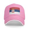 Flag of Serbia Casual Baseball Cap  Outdoor Sports Trucker Hat Summer Dropshipping Baseball Caps