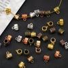Retro Antik Bronze Hüftperlen DIY Großes Loch Metallverbinder Dreieckige Perlen Passend für Charm-Armbänder Halsketten Anhänger Schmuckherstellung