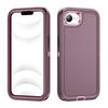 For iPhone 16e Case PC+Silicone+EVA 3 in 1 Shockproof Phone Cover