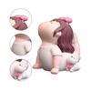 Yoga Girl Figurine Cartoon Lovely Cute Fashionable Decoration Yoga Pose Girl Ornament for Car Type