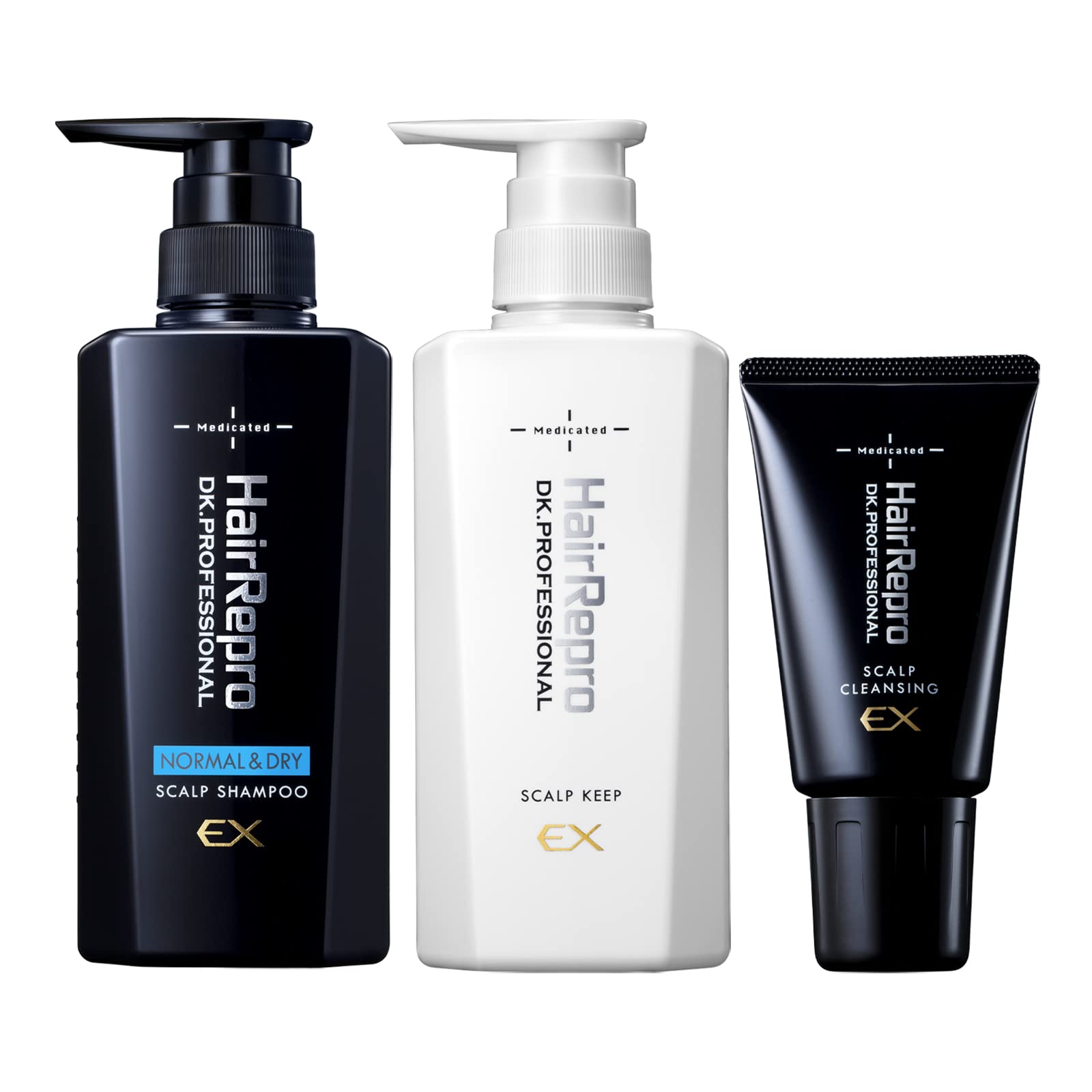 

Aderans Hair Repro Medicated Scalp Shampoo EX a made in for normal and dry for Removes scalp reduces dandruff and contains amino and is cleansing