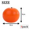 HIRAISM Food Sample Orange Fruit Fruit Fake Real Display Model Toy Set of 8 Look-alike