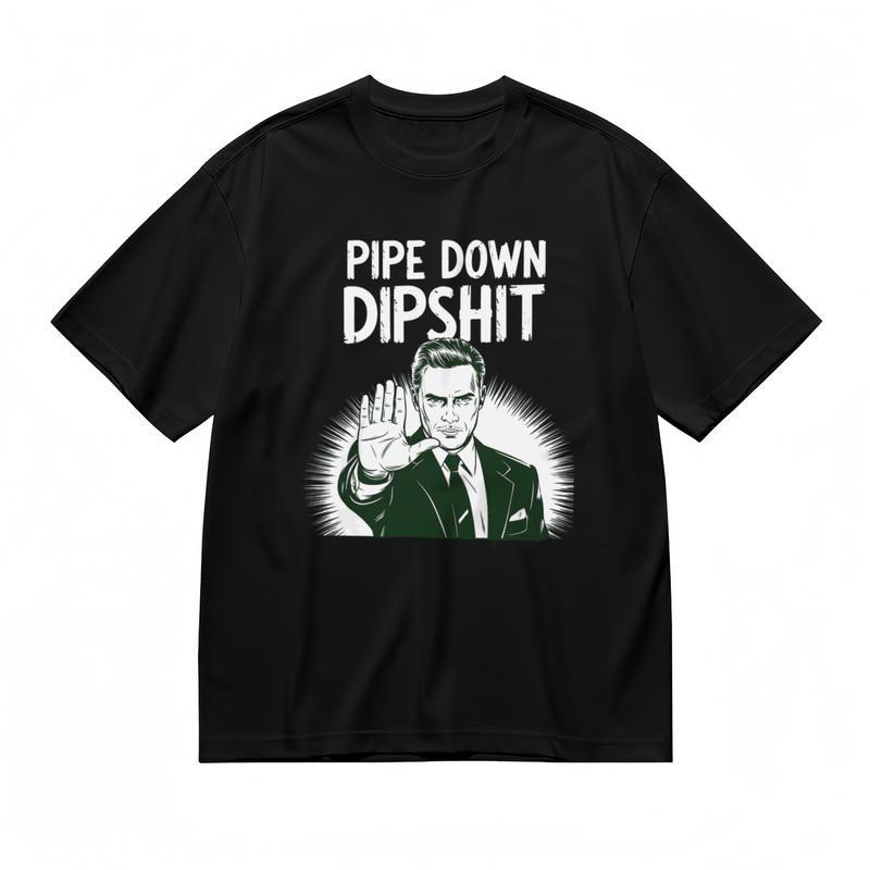 Women's Fashion Comfortable Classic T-Shirt Bold Hand Symbol Art Design Tee