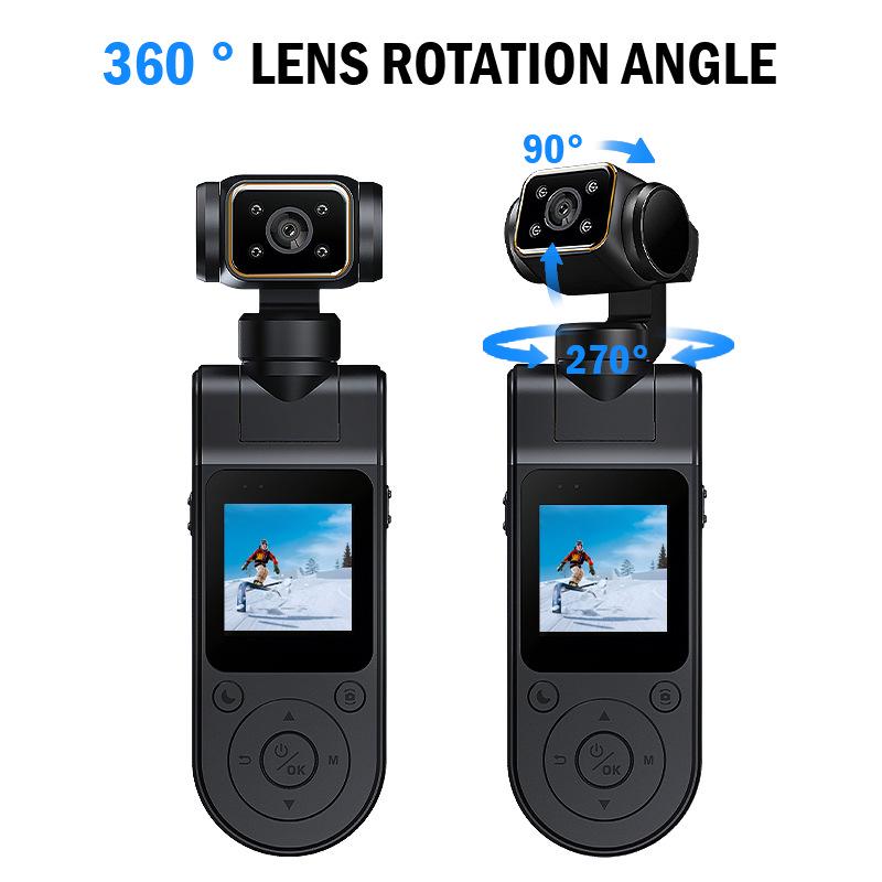 X20 Clip-on 2K HD Night Vision WiFi Camera for Cycling & Meetings