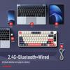 AOC GK300 Kabelloses Tri-Mode RGB Tastatur & Maus Set - Mechanisches Gefühl für Gaming und Bürogebrauch mit Bildschirm