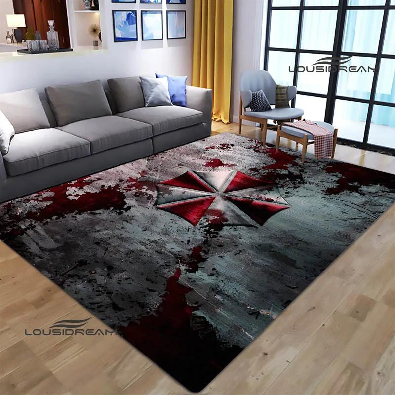 R-Resident Evil Umbrella Printed Carpet Non -slip Carpet Carpets for Living Room Area Rug Door Pad Bedroom Decor Birthday Gift