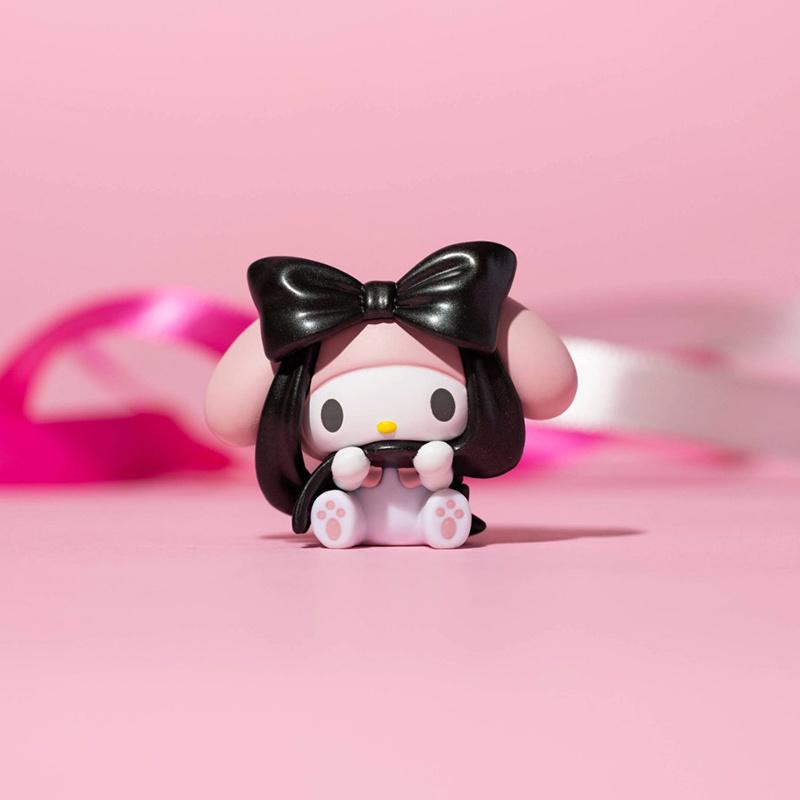 New Bowknot And Yoga Kuromi Cinnamoroll Blind Box Kawaii Mini Decorative Action Figure Trendy Toys Cute Girls Birthday Gift