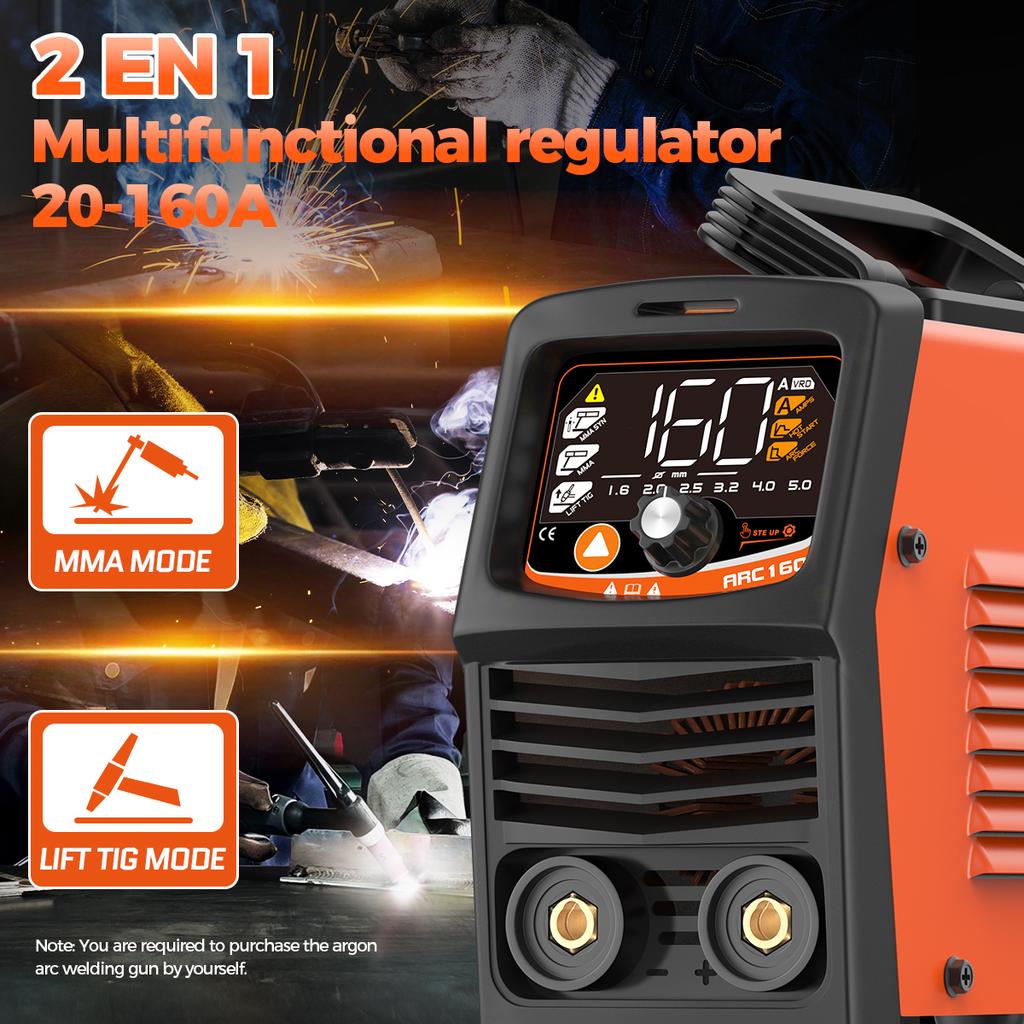 FEIFANKE ARC160 Digital Intelligent IGBT Inverter DC Arc Welding Machine 160A 220V MMA Welder with LED Display