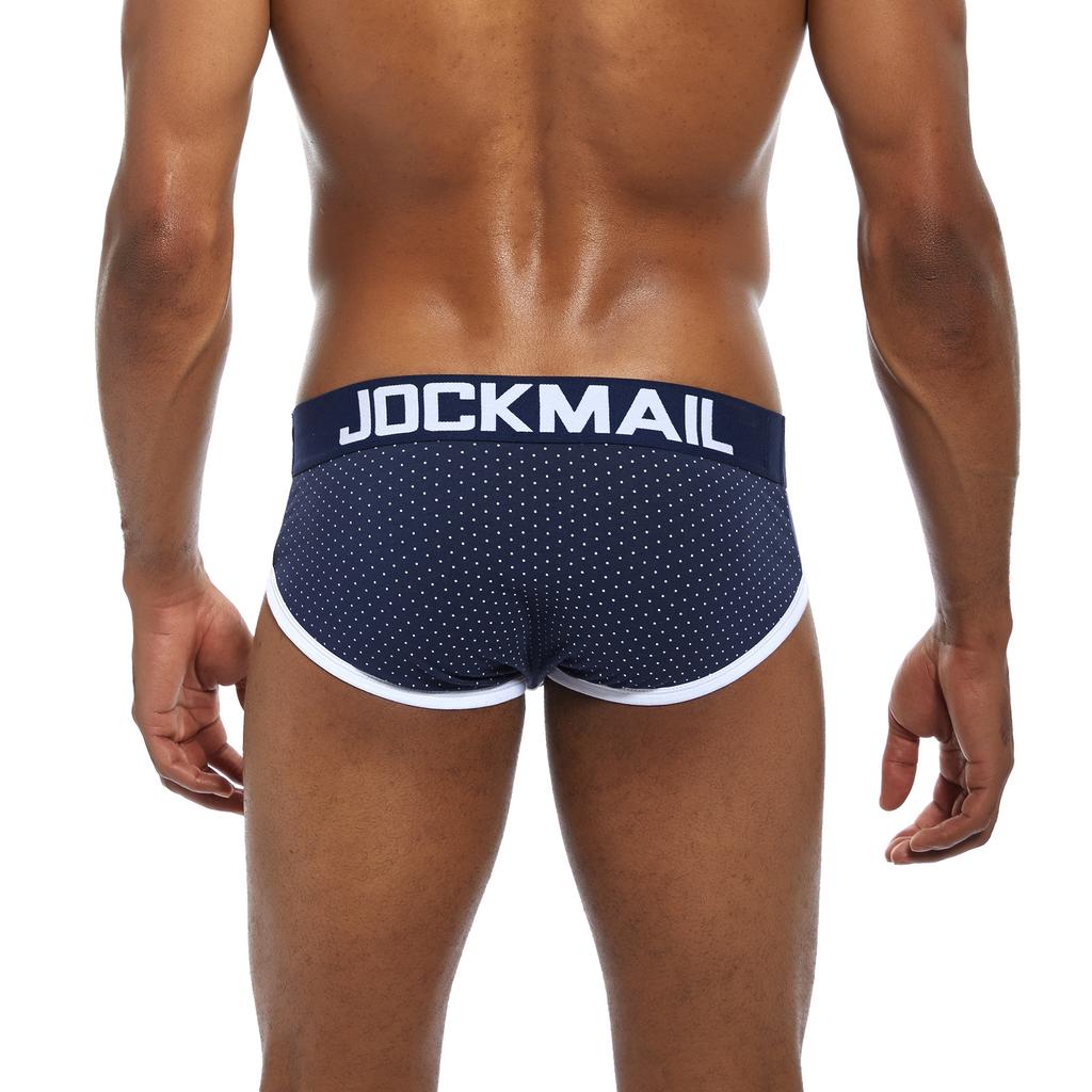 Slips JOCKMAIL Baumwolle Polka Dot Muster Druck Low-Rise Herren Unterwäsche