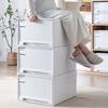 Plastic Drawer Storage Box Combinable Bedside Storage Containers  Wardrobe