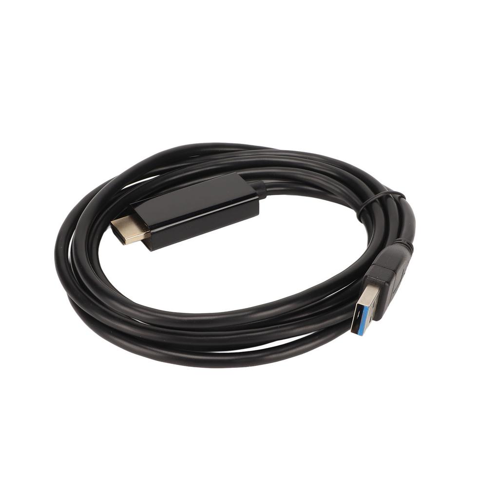 USB3.0 to HD Multimedia Interface Adapter Cable 5.9ft 4K Plug and Play Cable for OS X for Windows 10