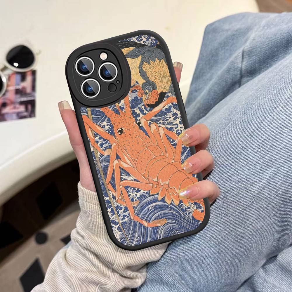 Utagawa Kuniyoshi Ukiyoe Art Leather Phone Case For Iphone 16 15 14 Plus 13 12 11 Pro Max Case