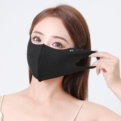 Máscara Facial de Seda de Gelo UPF50+ 3D para Mulheres de Verão com Proteção para os Olhos e Ácido Hialurônico