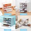 HUACHENG Desk Small Item Storage Tabletop Drawer Storage Multifunctional Desktop No Assembly Cosmetics Storage Remote Control Rack Organizer, Box,