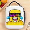 Sunny and Melon Lunch Bag For Child  Print Office Lunch Box Leisure Portable Zipper Oxford Cooler Bag