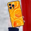 Summer Fruit Orange Phone Case For iPhone 16 Pro Max 13 12 Mini 11 14 Pro Max XR 16 Plus 16e 15 Pro Back Cover