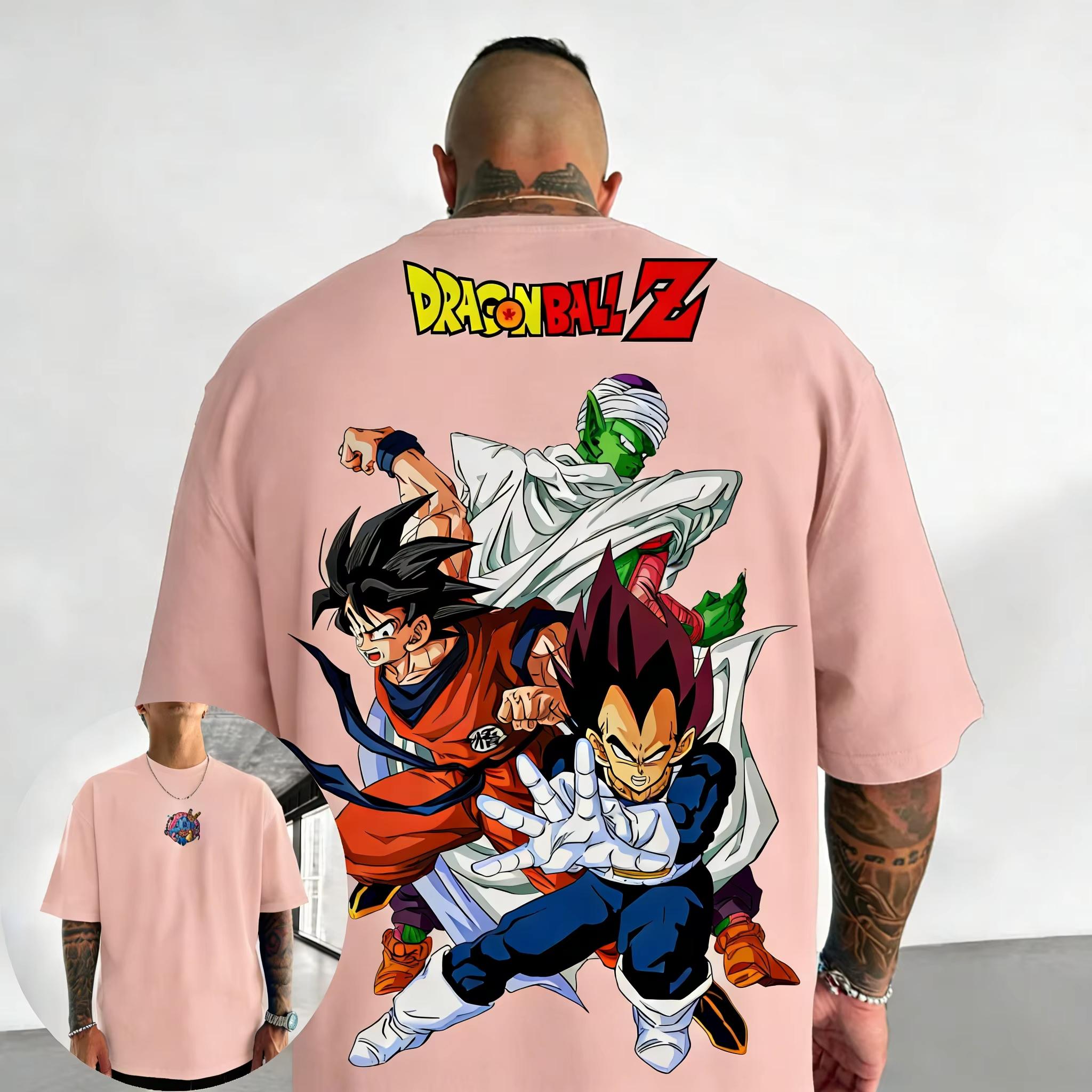 

Dragon Ball Trendy Hot Items Anime Printed Cotton Tshirt 2026 Mens and Womens New Summer Street Hip Hop Loose Casual Top S