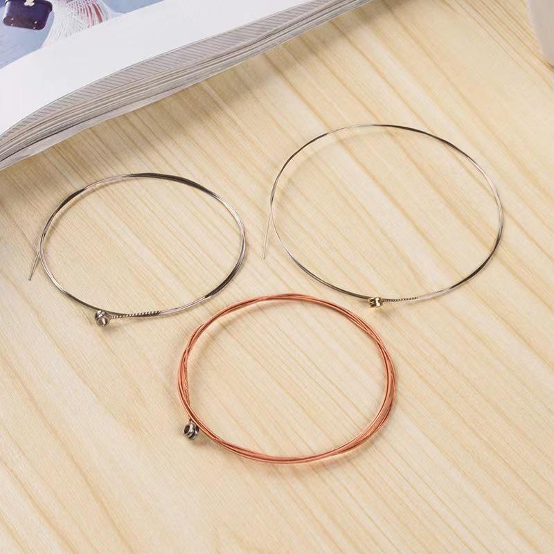 Folk Guitar Loose Strings Set: 1st, 2nd, 3rd, 4th Strings