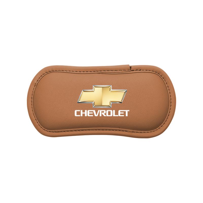 Leather Car Pillow Cushion Elastic Knee Pad Leg Pad Armrest Pad Accessories For Chevrolet Spark Captiva Cruze Tracker Orlando