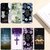 UP14 Bible verse Jesus Cross Transparent Phone Case for Motorola Moto Edge 20 30 40 50 S30 Fusion Ultra Pro Neo Lite + G200 G23