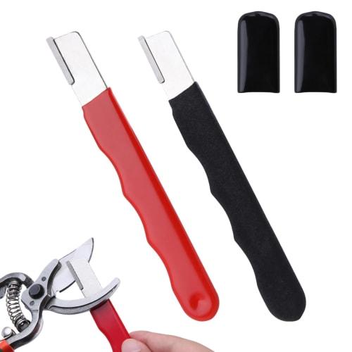 

GOLD DEER 2-Piece Garden Tool Blade Sharpener, Garden Shears Sharpener, Scissors Sharpener, Garden Tool Sharpener, Pruning Shears Sharpener, Blade Sha