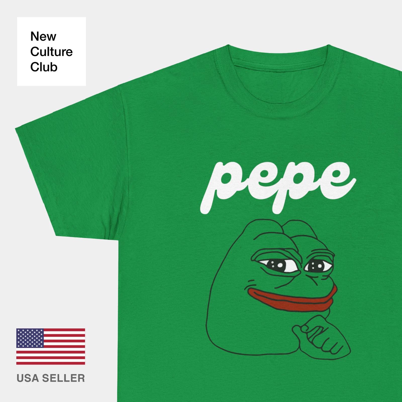 Pepe Meme Coin Crypto Gaming Bull Run T Shirt Tee Clothing Street Large Hype L