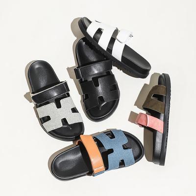 Super zweiter Onkel ~ Lässige Damenschuhe mit Klettverschluss, neue Modelle 2025 mit dicker Sohle, kleine Herren-Höhenerhöhungs-Sandalen, Hausschuhe für Damen